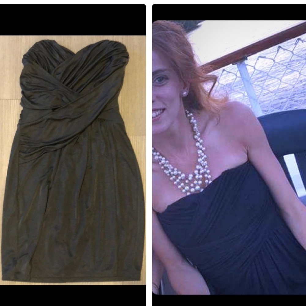 Express | Black Strapless Mini Dress 👗